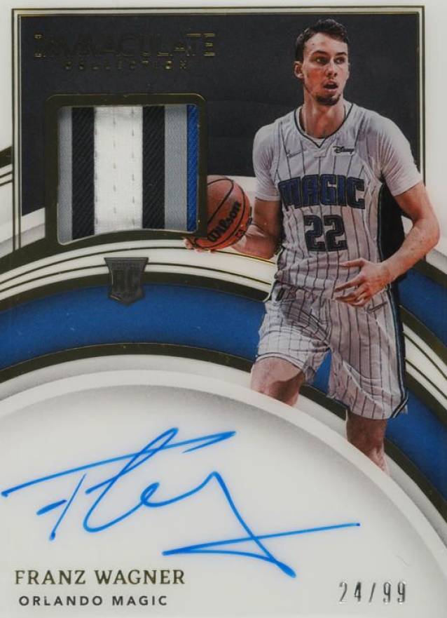 2021 Panini Immaculate Collection Franz Wagner #114 Basketball Card