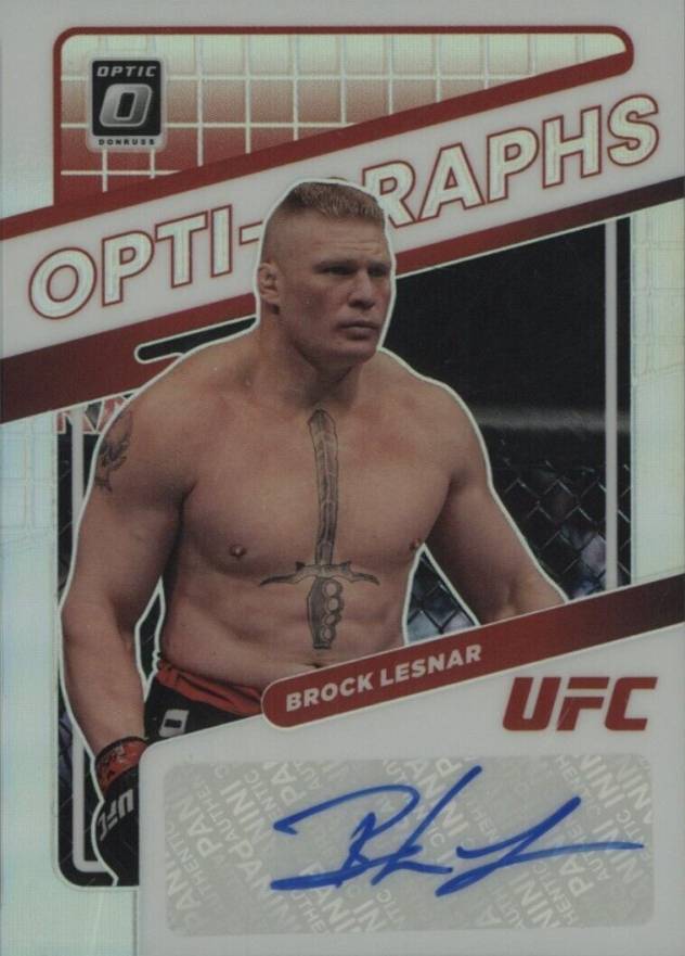 2022 Panini Donruss Optic UFC Opti-Graphs Brock Lesnar #OGBLS Other Sports Card