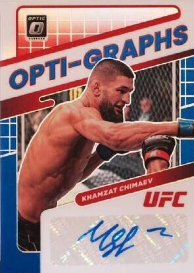 2022 Panini Donruss Optic UFC Opti-Graphs Khamzat Chimaev #OGKCH Other Sports Card