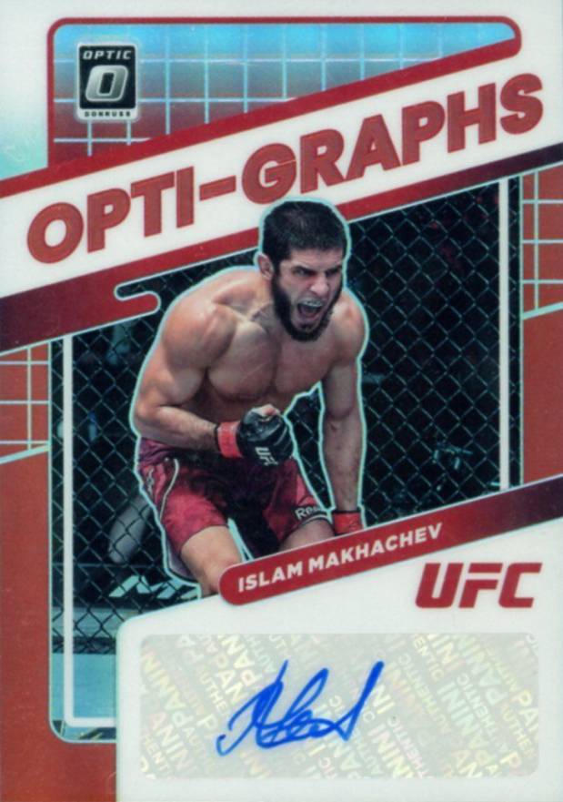 2022 Panini Donruss Optic UFC Opti-Graphs Islam Makhachev #OGIKM Other Sports Card