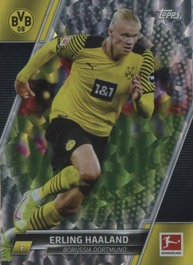 2021 Topps Bundesliga Erling Haaland #53 Soccer Card