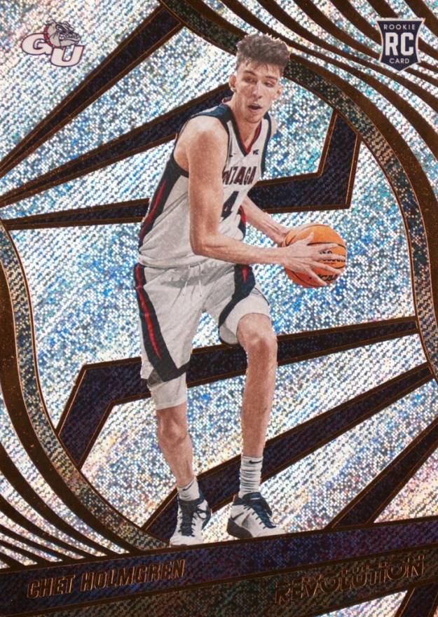 2022 Panini Chronicles Draft Picks Revolution Chet Holmgren #1 Basketball Card