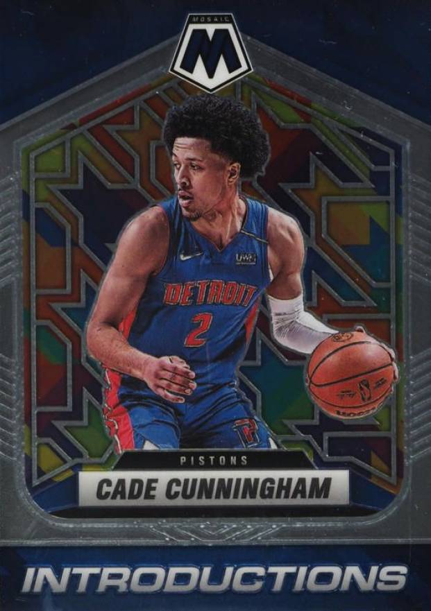 2021 Panini Mosaic Introductions Cade Cunningham #3 Basketball Card