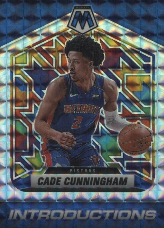 2021 Panini Mosaic Introductions Cade Cunningham #3 Basketball Card