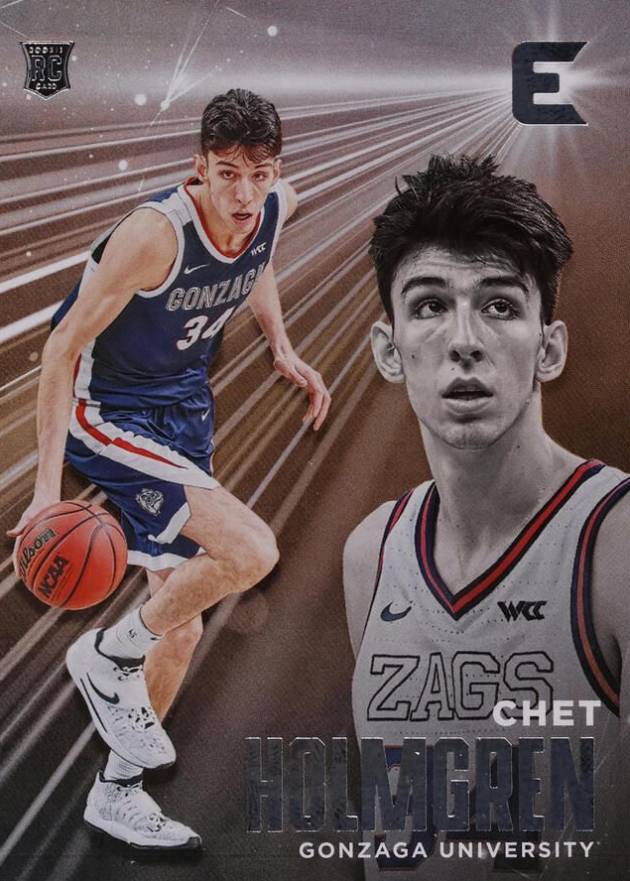 2022 Panini Chronicles Draft Picks Essentials Chet Holmgren #1 Basketball Card