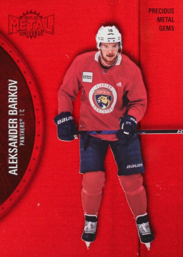 2021 Skybox Metal Universe Aleksander Barkov #109 Hockey Card