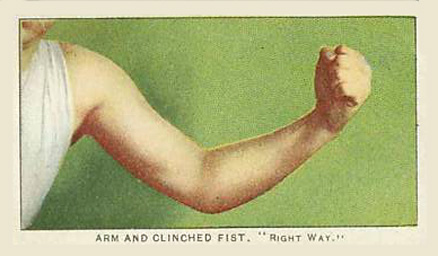 1910 Philadelphia 27 Scrappers Boxing Arm and Clinched Fist # Other Sports Card