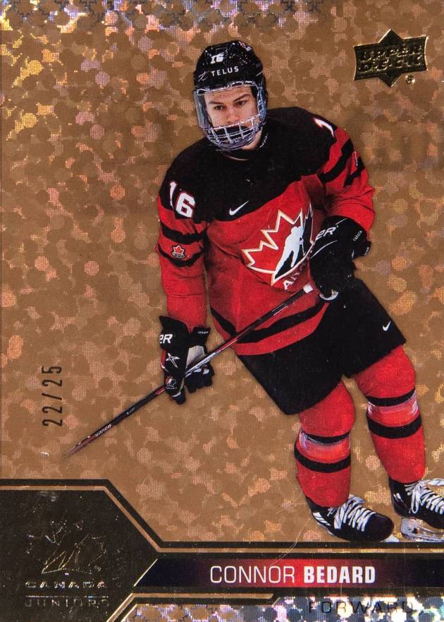 2022 Upper Deck Team Canada Juniors Connor Bedard #2 Hockey Card