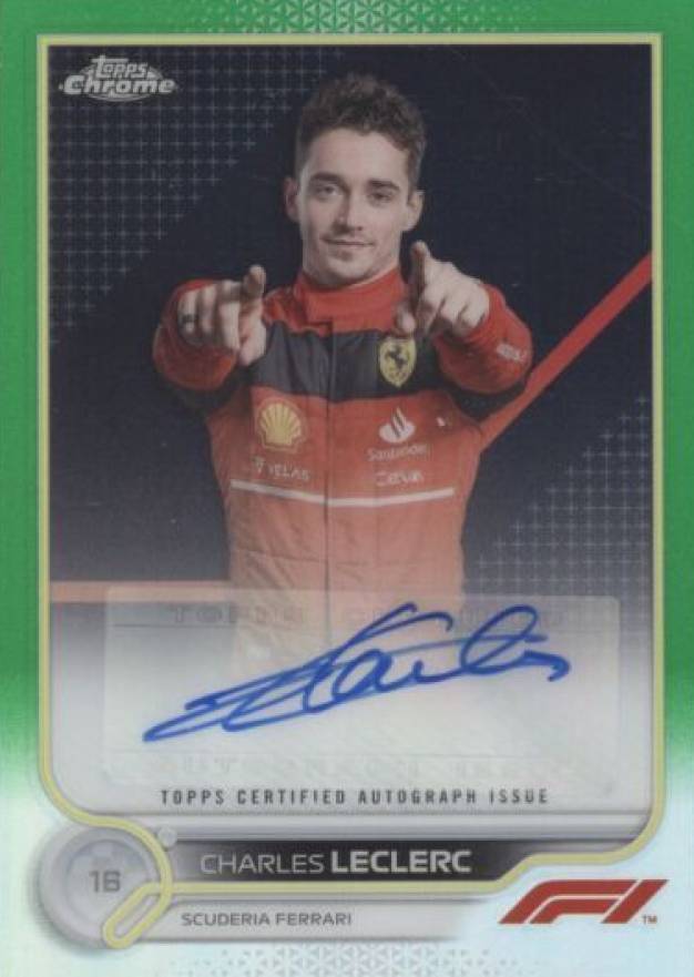 2022 Topps Chrome Formula 1 Chrome Autographs Charles Leclerc #CACCL Other Sports Card