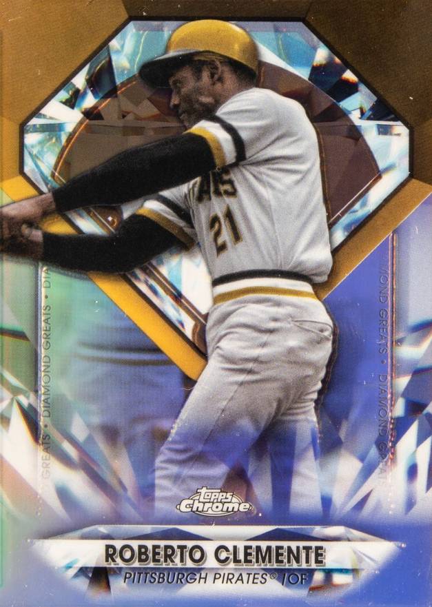 2022 Topps Chrome Update Diamond Greats Roberto Clemente #DGC24 Baseball Card