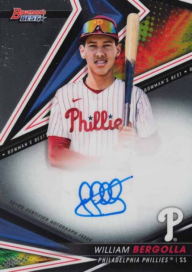 2022 Bowman's Best Best of 2022 Autographs William Bergolla #B22WBE Baseball Card