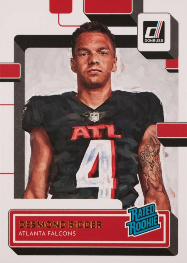 2022 Panini Donruss Desmond Ridder #304 Football Card