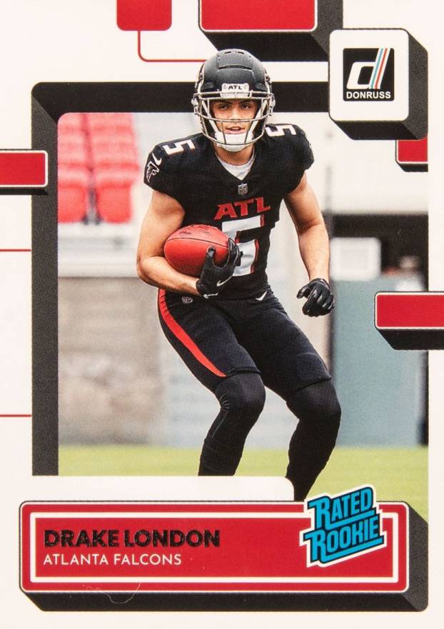 2022 Panini Donruss Drake London #307 Football Card