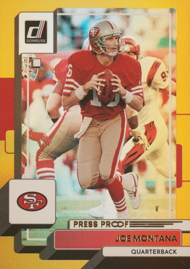 2022 Panini Donruss Joe Montana #23 Football Card