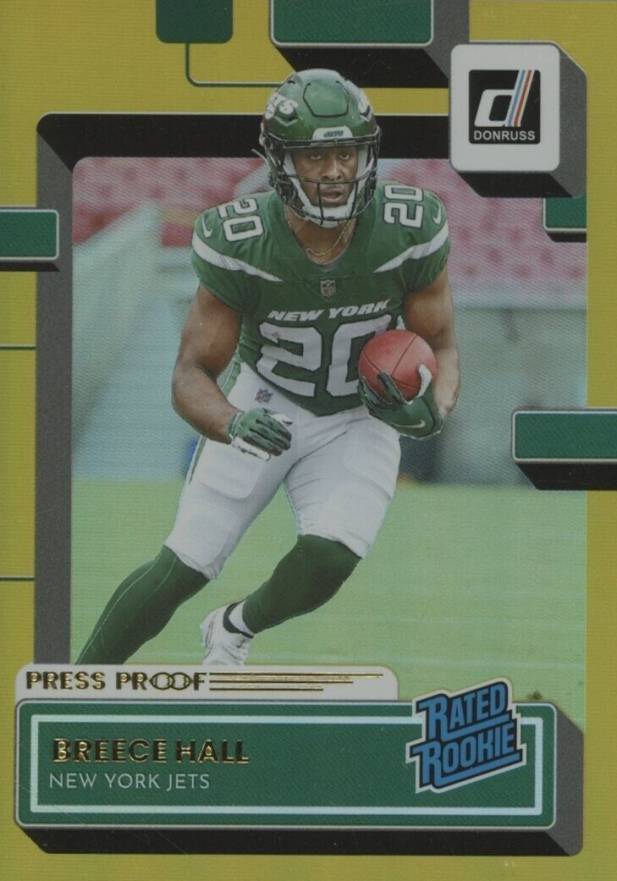 2022 Panini Donruss Breece Hall #314 Football Card