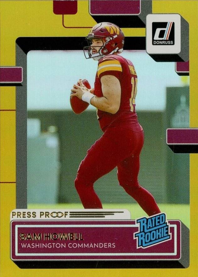 2022 Panini Donruss Sam Howell #305 Football Card