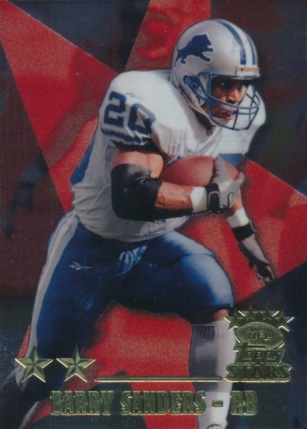 1999 Topps Stars Starcards Barry Sanders #13 Football Card