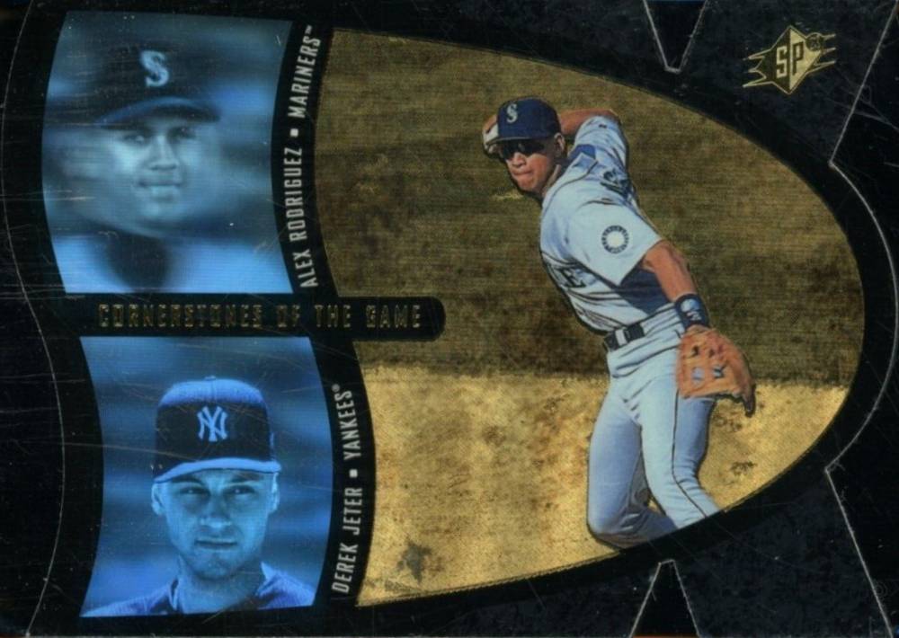 1997 SPx Cornerstones of the Game Rodriquez/Jeter #10 Baseball Card