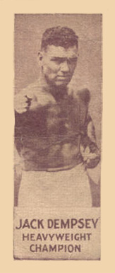 1923 Willard Chocolate V137 Jack Dempsey # Other Sports Card