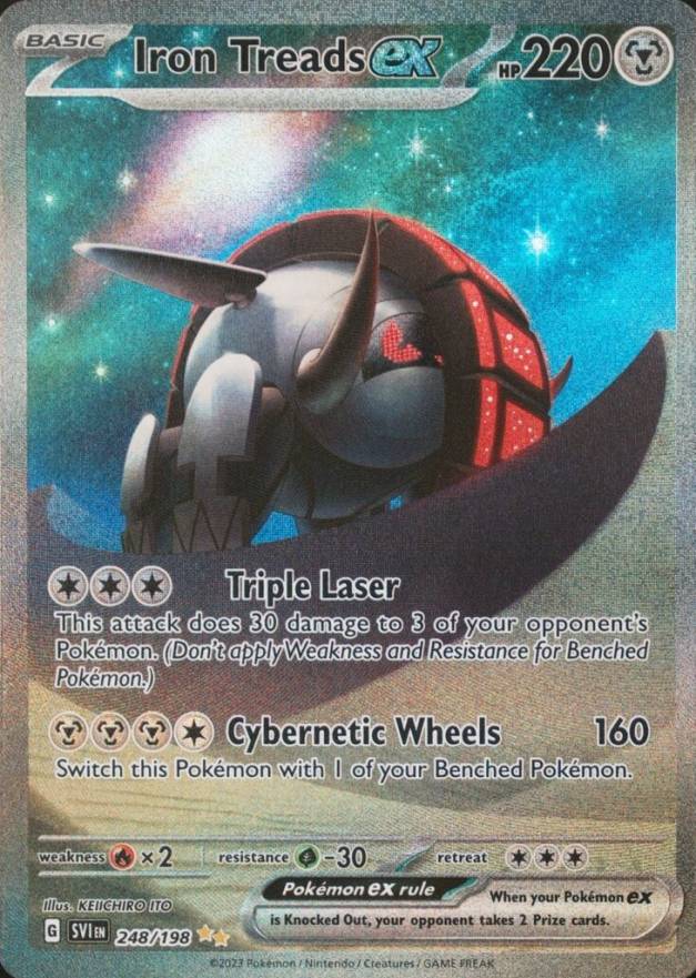 2023 Pokemon SVI EN-Scarlet & Violet Iron Treads EX #248 TCG Card