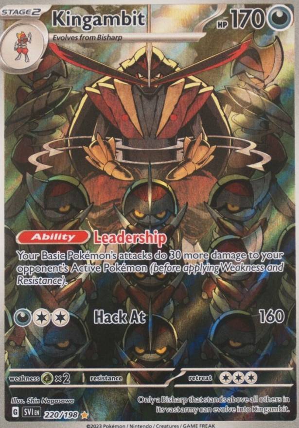 2023 Pokemon SVI EN-Scarlet & Violet Kingambit #220 TCG Card