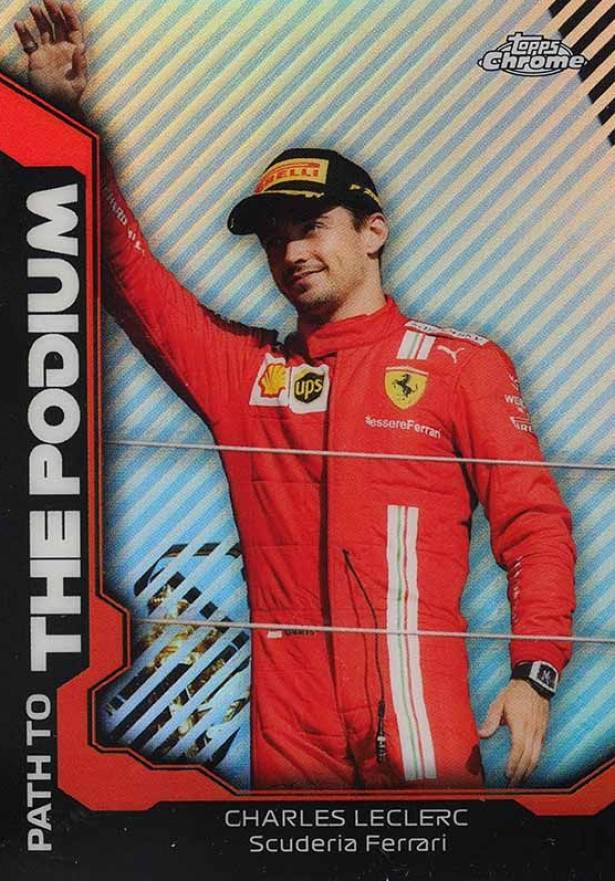 2021 Topps Chrome Formula 1 Path to the Podium Charles Leclerc #PTPCL Other Sports Card