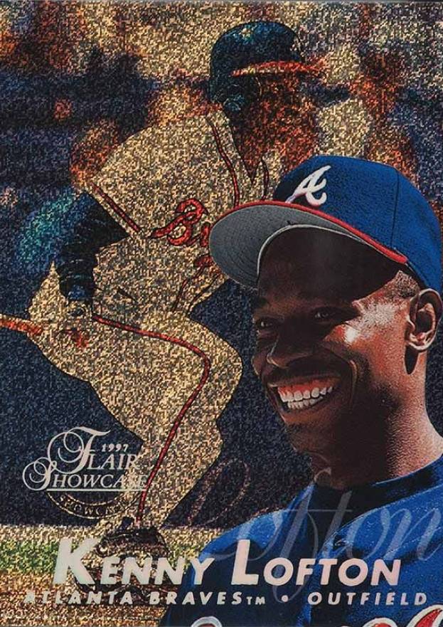 1997 Flair Showcase Kenny Lofton #7 Baseball Card