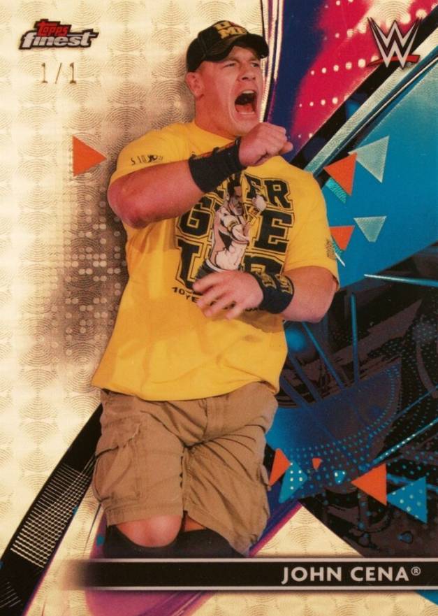 2021 Topps Finest WWE John Cena #117 Other Sports Card