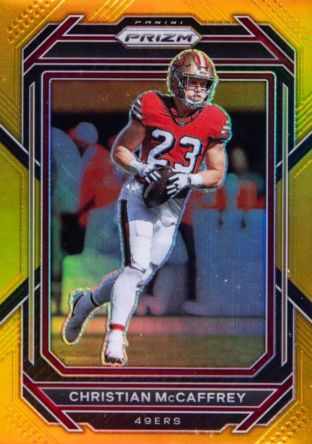 2022 Panini Prizm Christian McCaffrey #40 Football Card