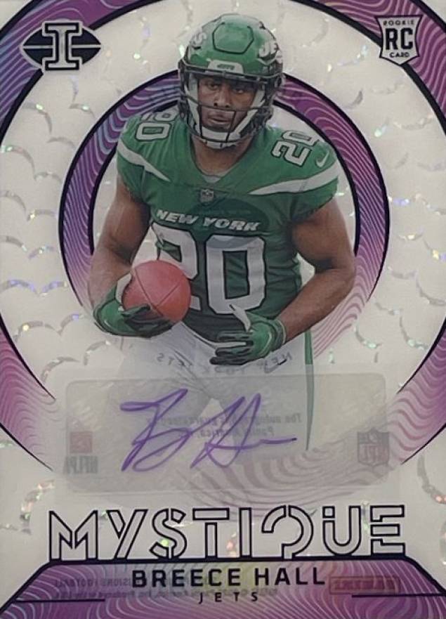 2022 Panini Illusions Mystique Autographs Breece Hall #M17 Football Card