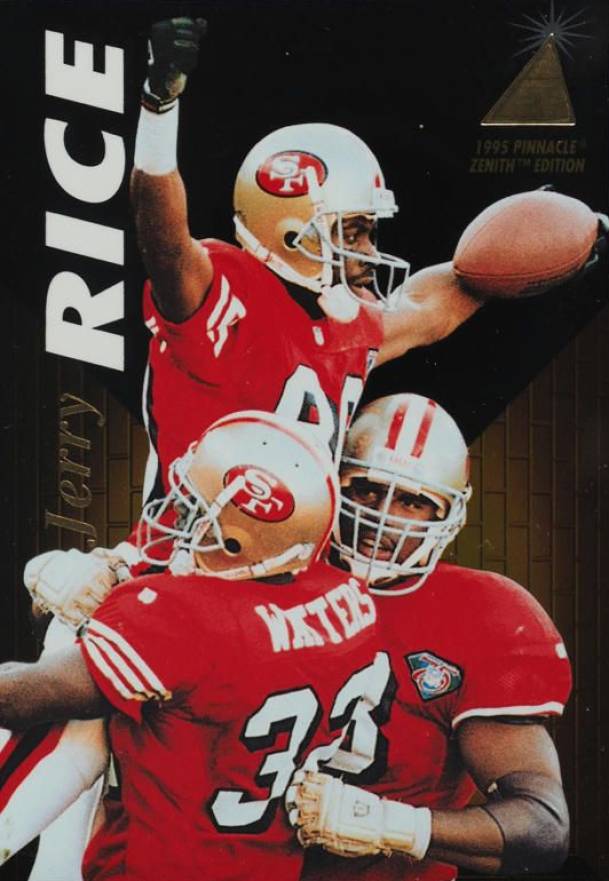 1995 Zenith Jerry Rice #Z57 Football Card