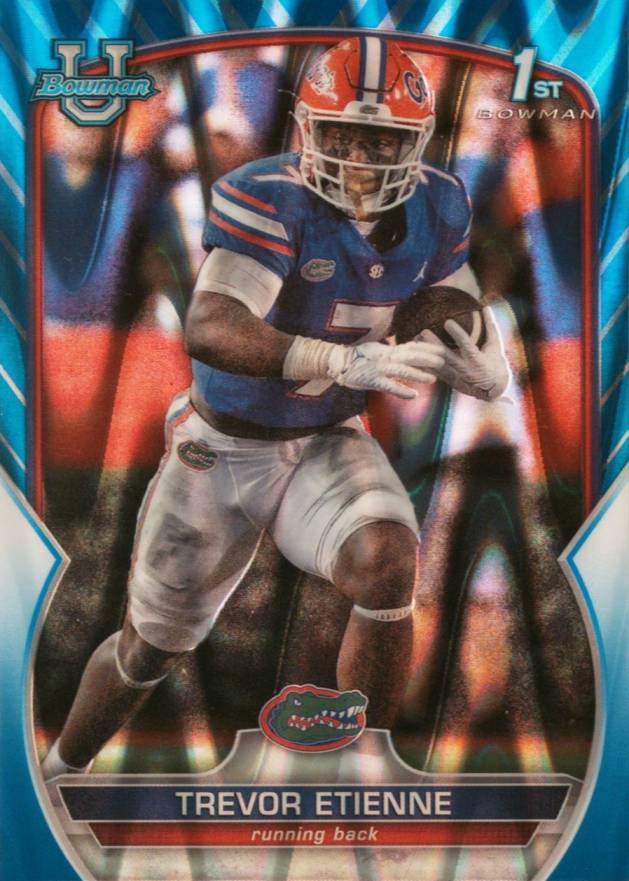 2022 Bowman University Chrome Prospects Trevor Etienne #69 Football Card