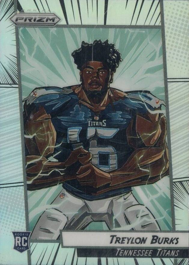 2022 Panini Prizm Manga Treylon Burks #M18 Football Card