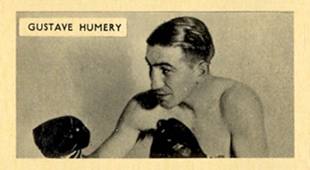 1938 F.C. Cartledge Famous Prize Fighter Gustave Humery #44 Other Sports Card