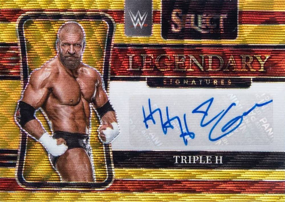 2022 Panini Select WWE Legendary Signatures Triple H #LSHHH Other Sports Card