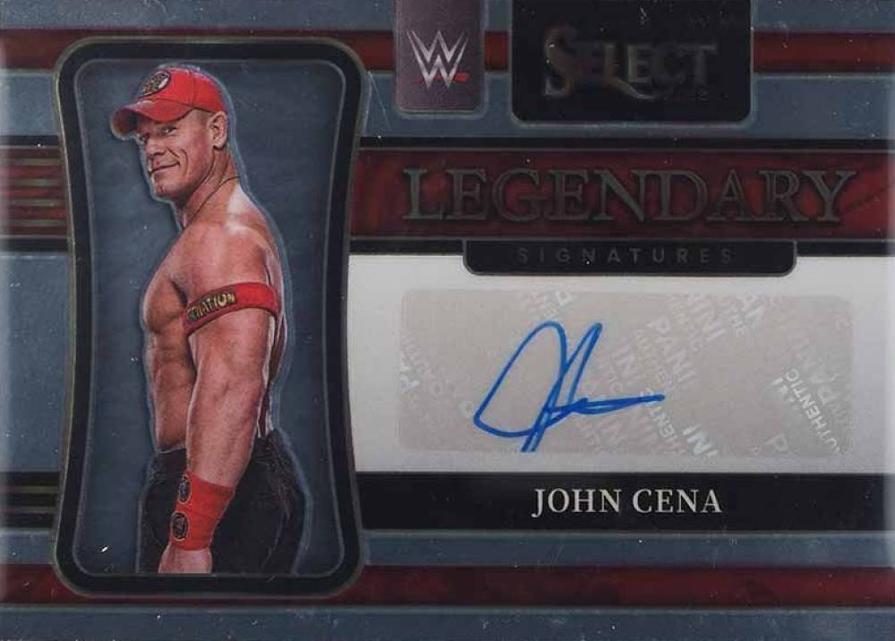 2022 Panini Select WWE Legendary Signatures John Cena #LSJCN Other Sports Card