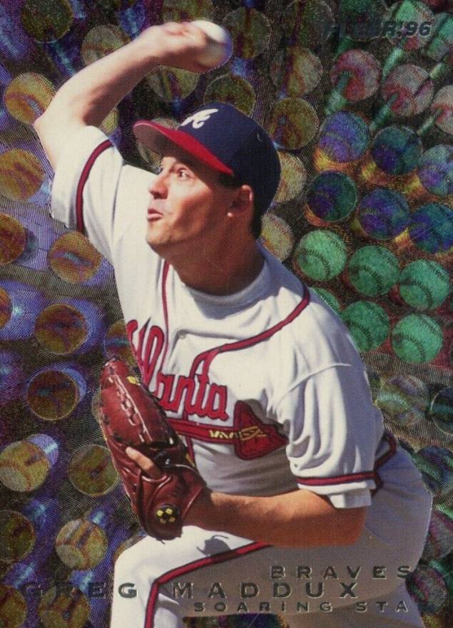 1996 Fleer Update Soaring Stars Greg Maddux #6 Baseball Card