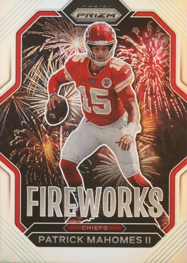 2022 Panini Prizm Fireworks Patrick Mahomes II #F2 Football Card