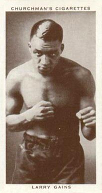 1938 W.A. & A.C. Churchman Boxing Personalities Larry Gains #17 Other Sports Card