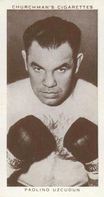 1938 W.A. & A.C. Churchman Boxing Personalities Paolino Uzcudun #36 Other Sports Card