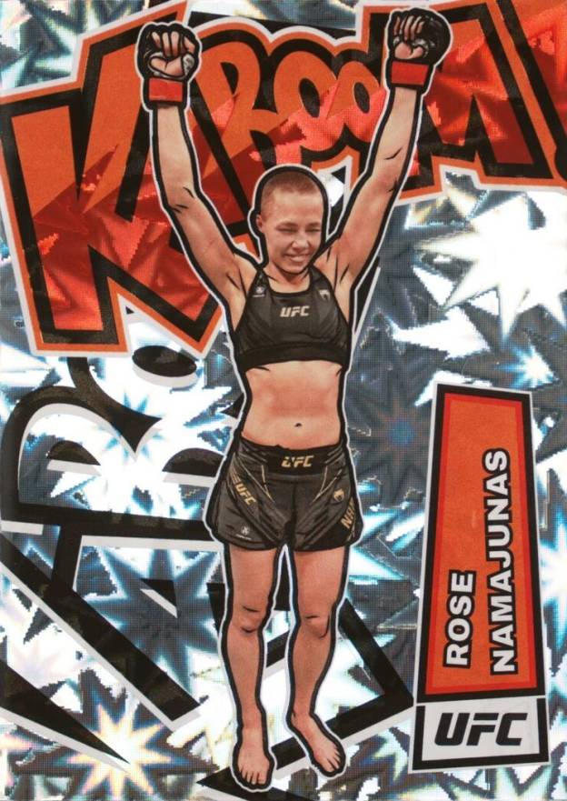 2022 Panini Instant UFC Kaboom! Rose Namajunas #17 Other Sports Card