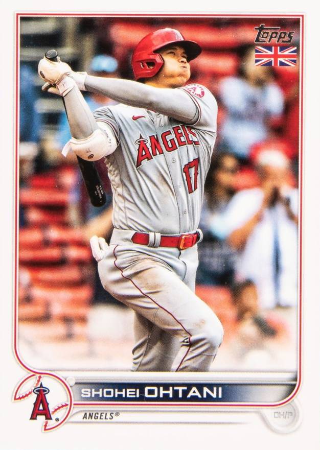 2022 Topps UK Edition Shohei Ohtani #1 Baseball Card