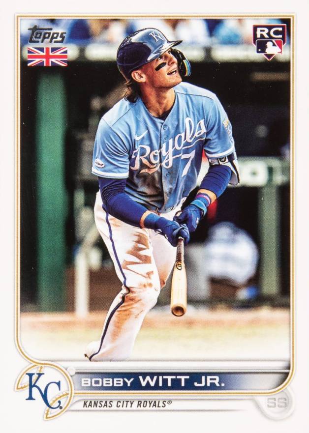 2022 Topps UK Edition Bobby Witt Jr. #50 Baseball Card