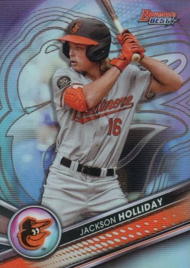 2022 Bowman's Best Top Prospects Jackson Holliday #TP2 Baseball Card