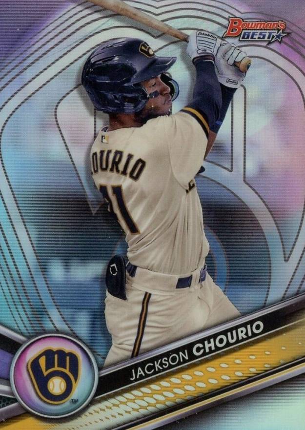 2022 Bowman's Best Top Prospects Jackson Chourio #TP19 Baseball Card