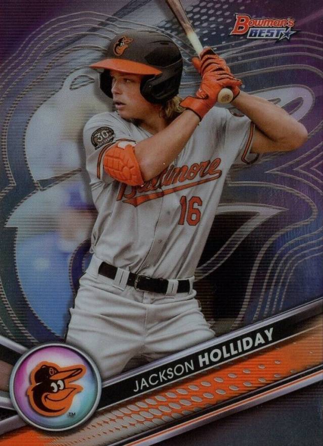 2022 Bowman's Best Top Prospects Jackson Holliday #TP2 Baseball Card