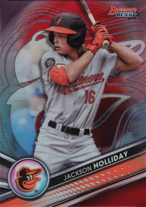 2022 Bowman's Best Top Prospects Jackson Holliday #TP2 Baseball Card