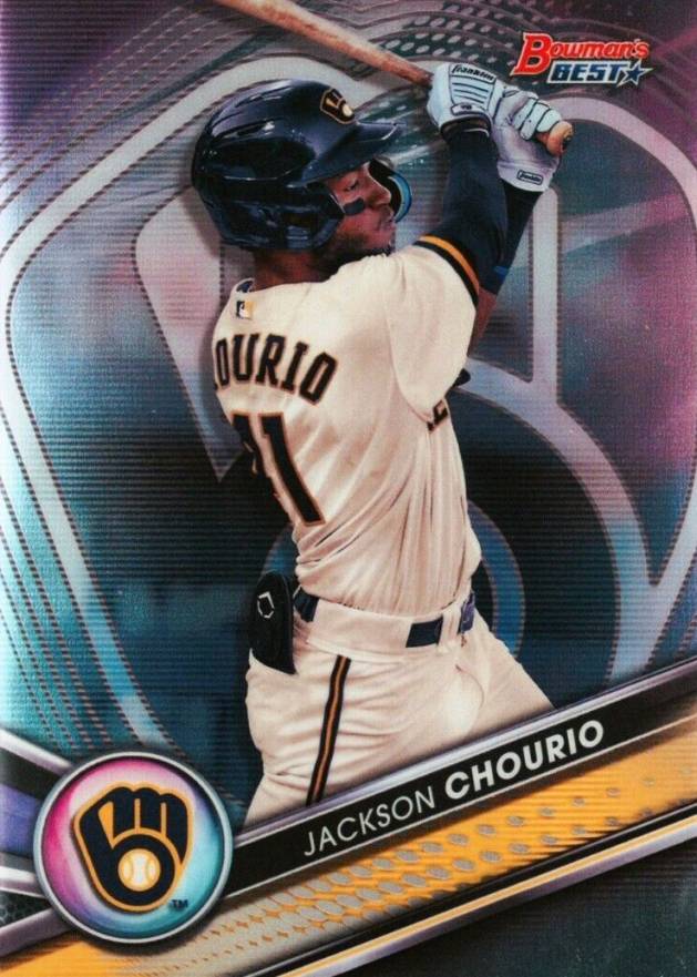 2022 Bowman's Best Top Prospects Jackson Chourio #TP19 Baseball Card