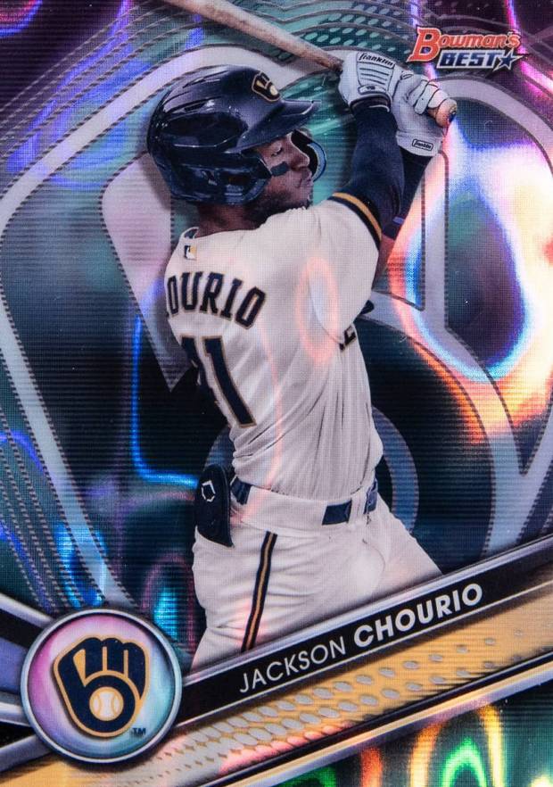 2022 Bowman's Best Top Prospects Jackson Chourio #TP19 Baseball Card