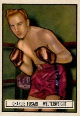 1951 Topps Ringside  Charlie Fusari #84 Other Sports Card